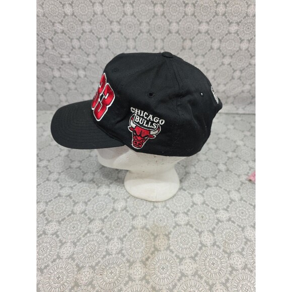 Vintage Chicago‎ Bulls 33 Hat NBA Basketball Embroidered Black Cap - Picture 3 of 10
